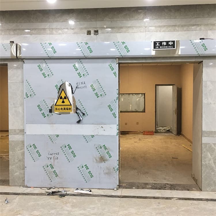 定西双扇电动防护铅门